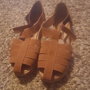 Brown sandals
